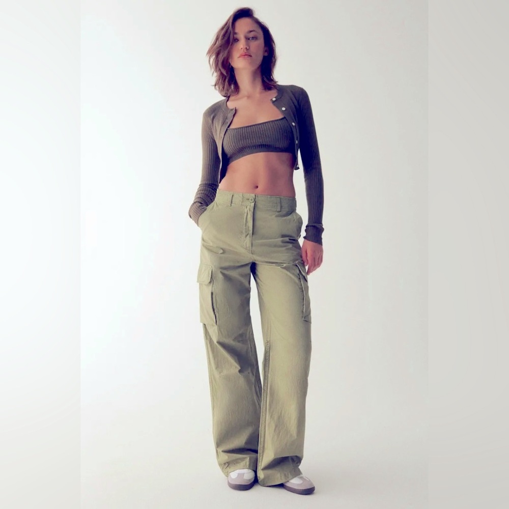 KITH Leighton cargo pants khaki green, size 31 Large NWT